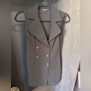 Collared Black Dress